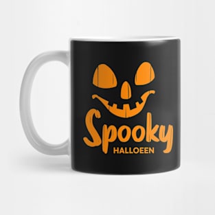 A smile Spooky Face Halloween Mug